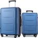 Expanable Spinner Wheel 2 Piece Luggage Set ABS Lightweight Suitcase with TSA Lock