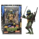 Teenage Mutant Ninja Turtles Action Figure Statue Model Toy TMNT 1990/Movie_Leonardo (Blue)