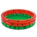 Intex - Children s Inflatable Pool With Three Rings 66 X 15 Watermelon Pattern