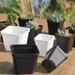 Wiueurtly Square Sw Black Resin Pot Recycled Suk Garden Pots & Planters 10PCS Succulent Thickened Pot Sowing Seedling Basin Plastic Resin Square