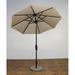 Shade Trends 7.5 x 8 ft. Rib Premium Market Umbrella - Licorice Frame- Antique Beige Canopy