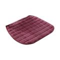 Miyuadkai Cushion Super Soft And Comfortable Plush Chair Cushion with Fixed Rope Non Slip Winter Warm Seat Cushion Comfortable Dining Chair Cushion Suitable for Home Office Patio Home Decor Wine