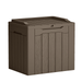 Furmax 31 Gallon Deck Box Outdoor Storage Box Patio Storage Furniture Light Coffee