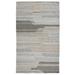 Yuz 5 x 8 Indoor Outdoor Medium Area Rug with Beige Gray Abstract Tones - Saltoro Sherpi