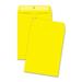 Quality Park 38736 Fashion Color Clasp Envelope 9 x 12 28lb Yellow (Pack of 10)