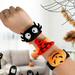 Riguas Halloween Wristband Fun Pumpkin Spider Witch Hat Slap Bracelet Halloween Party Accessory for Kids Adults