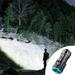 RKZDSR Outdoor LED Flashlight: Outdoor LED Aluminum Alloy Magnetic Clamp Cap Multifunctional Intelligent Charging Portable Ultra Bright Flashlight