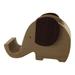 Beech Elephant Shape Pen Holder Pencil Storage Box Holder with Cell Phone Stand Stationery Box Desk Organizer (Elephant Pen Holder)