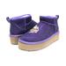 Women's Cuce Purple Minnesota Vikings Crystal Platform Boots