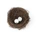 BE-TOOL Artificial Bird Nest with Artificial Egg Handmade Rattan Birdhouses Decoration for Outdoor Wedding Holidays Garden