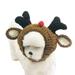 Biplut Cute Cartoon Handmade Dog Cat Hat Animal Party Costume Cap Pet Decor Accessory (Coffee S)