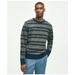 Brooks Brothers Men's Big & Tall Lambswool Archive Intarsia Sweater | Navy | Size 3X