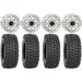 System 3 SB-7 15 Wheels Machined (5+2) 32 XCR350 Tires Kawasaki Teryx Mule