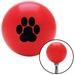 American Shifter Black Pawprint Red Shift Knob with M16 x 1.5 Insert Shifter Auto Manual Custom Brody