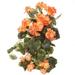 Fake Salmon Cascading Geranium Bush - For Spring and Summer Decor Hanging Pots and Floral Arrangements