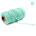 Weloille Macrame Cord Cotton Rope 100 Yards(100m) String Natural Cotton Colored Macrame Rope for Macrame Kit Plant Hangers Wall Hanging Christmas or Wedding Decorative