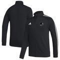 Men's adidas Black San Jose Sharks Raglan Full-Zip Track Jacket