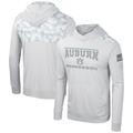 Men's Colosseum Gray Auburn Tigers OHT Military Appreciation Long Sleeve Hoodie T-Shirt