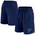 Men's Fanatics Branded Navy St. Louis Blues Authentic Pro Tech Shorts