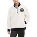 Men's Tommy Hilfiger Cream Las Vegas Raiders Jordan Sherpa Quarter-Zip Sweatshirt