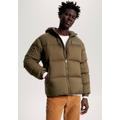 Daunenjacke TOMMY HILFIGER "NEW YORK GMD DOWN HOODED JACKET" Gr. XL, grün (army green) Herren Jacken Winterjacken