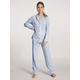 Pyjama CALIDA "Sweet Dreams" Gr. XS (36/38), blau (peacoat blue) Damen Homewear-Sets Pyjamas