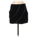 Diane von Furstenberg Formal Bodycon Skirt Mini: Black Solid Bottoms - Women's Size 0