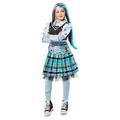 Rubie's 1000682XS000 Frankie Stein Deluxe Kinderkostüm Monster High Kinder Verkleidung Mädchen, Mehrfarbig, 5-6 Jahre