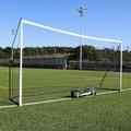 QUICKPLAY Kickster PRO Soccer Goal & Base Weight for Elite Soccer Training on Turf, Hardfloors or Grass [Single Goal] (16 x 7')