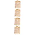 Beaupretty 4pcs massage comb shower brush hair detangling massage hair smoothing comb Anti- Static Comb Head Scrubber Brush Guasha Body hair cleaning comb Yak Horn care man Horn consumption