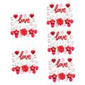 Gadpiparty 5 Sets Love Balloon Set Bridal Shower Balloon Decor Valentines Day Balloons Kit Helium Balloon Letter Balloons Valentine Balloons Bulk Wedding Decorative Items Emulsion Banquet