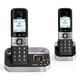 Alcatel F890 Voice Duo - Cordless Phone with answering machine and 2 Handsets - Landline Home Phones - Call Blocking Telephones