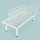 Small Metal Bed, Platform Bed Frame Easy Assembly Stitching Bed, Bed Expander Baby Crib, Widening Children's Bed with Guardrail, White (Size : 160x70x40cm)