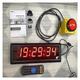 34cm Led Countdown Clock Stopwatch, With Button 2m Cable Button Reset, Remote Control School Rush Answer Game Timer