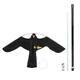 ZYLEDW Dummy bird of prey against pigeons, crows, ravens & other birds Kites, bird repellers Expandable Flying Hawk Bird Scarer Kite With 7m telescopic pole