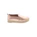 Sam Edelman Flats: Slip-on Platform Party Pink Print Shoes - Women's Size 10 - Almond Toe