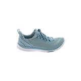 Asics Sneakers: Blue Print Shoes - Women's Size 7 - Almond Toe