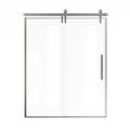 CASAINC 59.6" - 60.6" W x 76" H Single Sliding Framed Shower Door Tempered Glass in Gray | 76 H x 60 W x 0.38 D in | Wayfair CA-GN12-6076BN