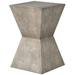 Vanguard Furniture Thom Filicia Home Pedestal End Table in Gray | 21 H x 14 W x 14 D in | Wayfair 9309E-FX