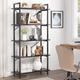 Latitude Run® Tribesigns Bookshelf, 5 Tier White Bookcase w/ Frame, Modern Tall Book Shelf Unit For Living Room, Study, Home Office | Wayfair