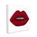Wrought Studio™ Red Lips On White Canvas Wall Art Design By Alejandra Saiz Canvas | 17 H x 17 W x 1.5 D in | Wayfair
