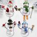 Javlyn The Holiday Aisle® No Pattern Hanging Figurine Ornament Glass in White | 6 H x 6 W x 4 D in | Wayfair 894600C18395498EB170B56004883270