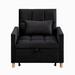 Accent Chair - Latitude Run® Aeriona 31.5 Wide Fabric in Black | 33.07 H x 31.5 W x 26 D in | Wayfair 784F342F1D8343DDBD0937AA69571B5A