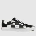 Vans old skool trainers in black & white