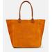 Yenky Small Logo-embroidered Suede Tote Bag