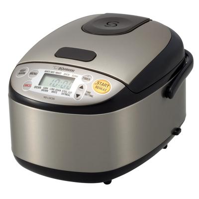 Micom Rice Cooker & Warmer, 3-Cups (uncooked), Stainless Steel Rice Cooker