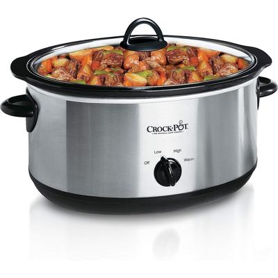 Manual Slow Cooker, Stainless Steel