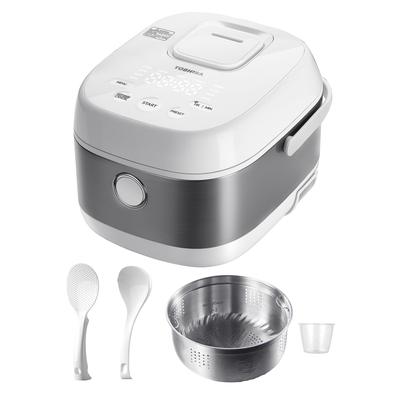 Rice Cooker Induction Heating, with Low Carb, 5.5 Cups Uncooked Rice Cooker Steamer, 8 Cooking Functions, Timer & Auto Keep Warm