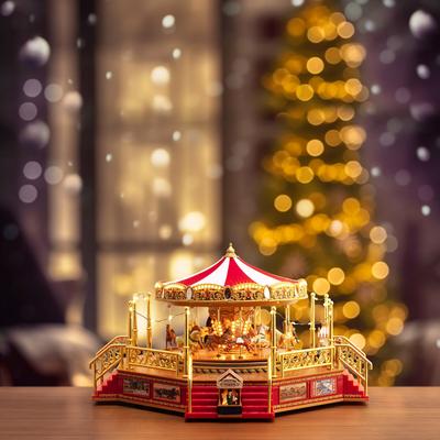 90th Anniversary Collection - Animated & Musical World's Fair Boardwalk Carousel