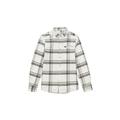 TOM TAILOR Jungen 1038421 Flanell-Hemd mit Karomuster & Brusttasche, 32598-greyish White Multicolor Check, 164